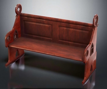 New Chinese Style A Sofa For Two-ID:634195092