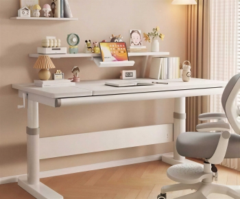 Modern Computer Desk And Chair-ID:329938899