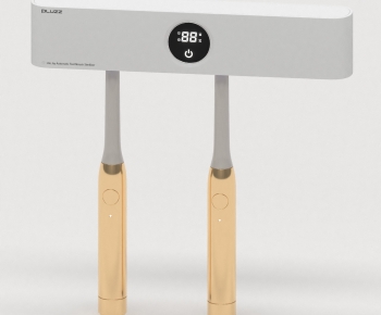 Modern Toothbrush And Toothpaste-ID:899739983