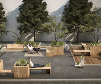 Modern Courtyard/landscape-ID:884991889