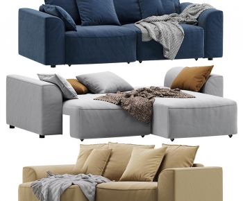 Modern Three-seat Sofa-ID:634919884