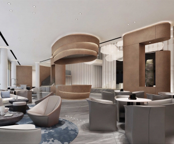 Modern Office Reception Desk-ID:107734922