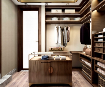 Modern Clothes Storage Area-ID:848750119