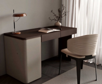 Modern Computer Desk And Chair-ID:565794949