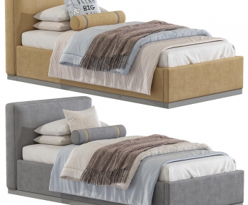 Modern Single Bed-ID:373960025