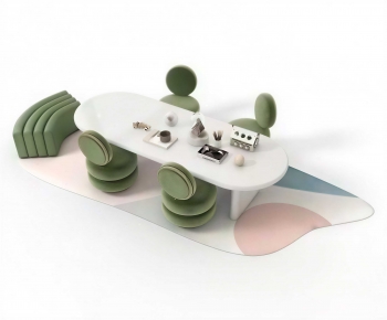Modern Dining Table And Chairs-ID:578146936