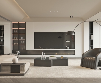 Modern A Living Room-ID:735672009
