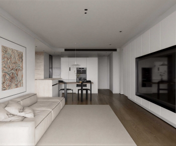Modern A Living Room-ID:387636906