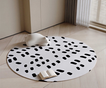 Modern Circular Carpet-ID:604377999