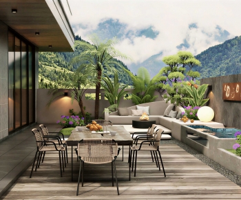 Modern Courtyard/landscape-ID:568960915