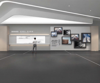 Modern Exhibition Hall-ID:989902979
