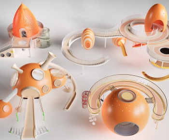 Modern Equipment For Children-ID:389142041