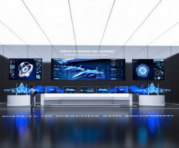 Modern Exhibition Hall-ID:727463967