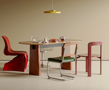 Modern Dining Table And Chairs-ID:149950038