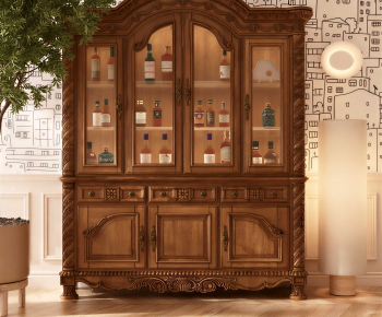 American Style Wine Cabinet-ID:767798903