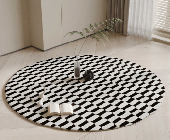 Modern Circular Carpet-ID:941217907