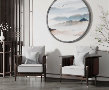 New Chinese Style Lounge Chair-ID:144711021