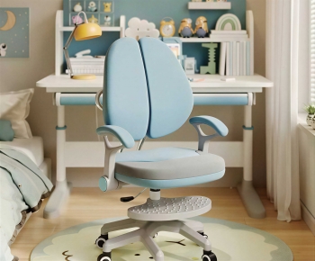 Modern Computer Desk And Chair-ID:880003936