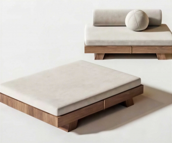 Modern Double Bed-ID:912885901
