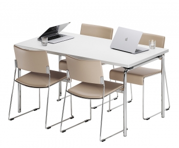 Modern Office Desk And Chair-ID:107400455