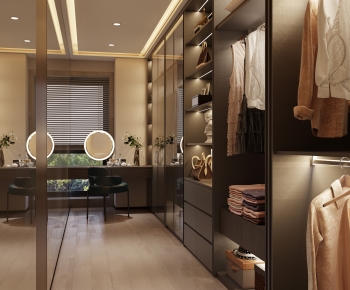 Modern Clothes Storage Area-ID:751538991
