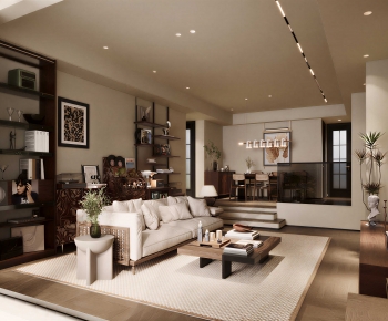 Modern A Living Room-ID:812680966