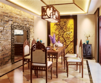 New Chinese Style Dining Room-ID:482207066