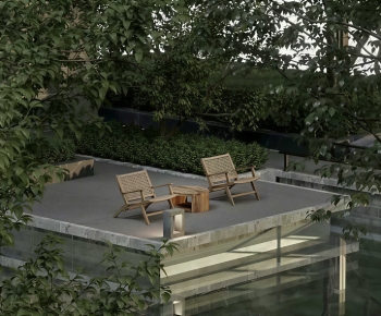 Modern Park Landscape-ID:377530103