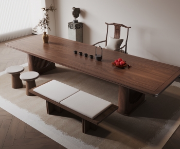 New Chinese Style Tea Tables And Chairs-ID:883141042