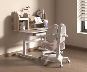 Modern Computer Desk And Chair-ID:844862948