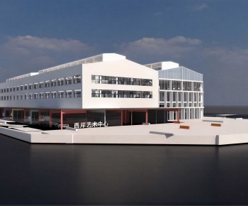 Modern Architecture Of Artistic Style-ID:100309849