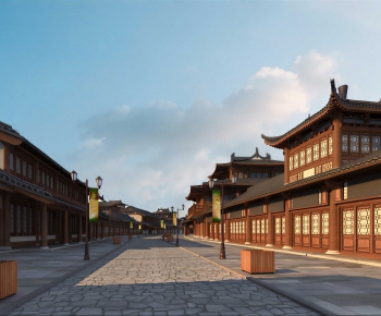 Chinese Style Ancient Architectural Buildings-ID:815725095