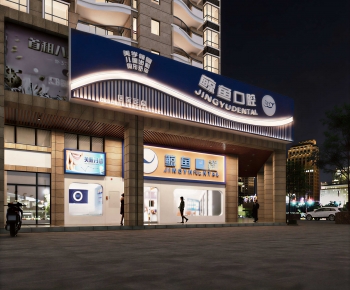 Modern Facade Element-ID:431597954