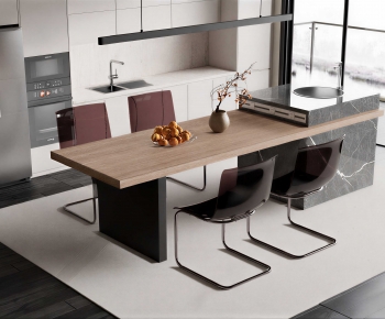 Modern Dining Table And Chairs-ID:566576961