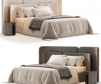 Modern Double Bed-ID:320411928