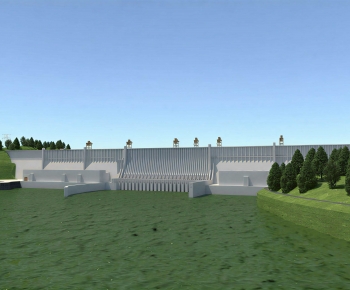 Modern Building Component-ID:154428964