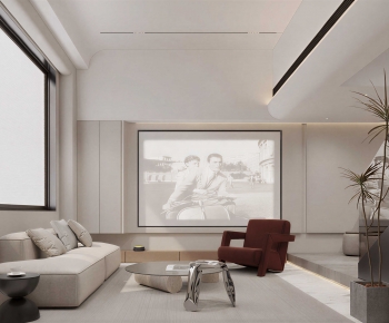 Modern A Living Room-ID:431010797