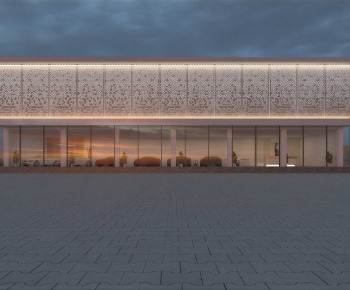 Modern Appearance Of Commercial Building-ID:910250905