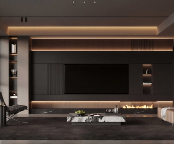 Modern A Living Room-ID:377751112