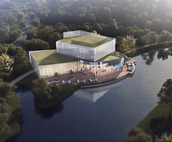 Modern Appearance Of Commercial Building-ID:507714993