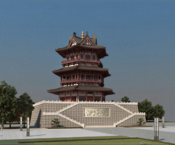Chinese Style Tower-ID:908607963
