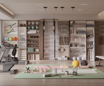 Modern Home Fitness Room-ID:282903912