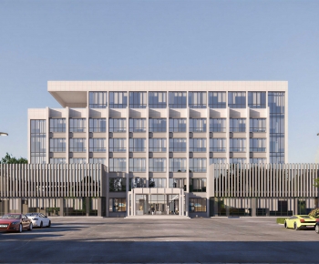 Modern Appearance Of Commercial Building-ID:292509087
