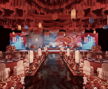 New Chinese Style Banquet Hall-ID:210417037