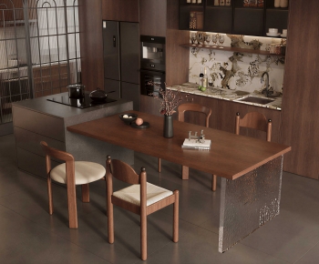 Modern Dining Table And Chairs-ID:505532986