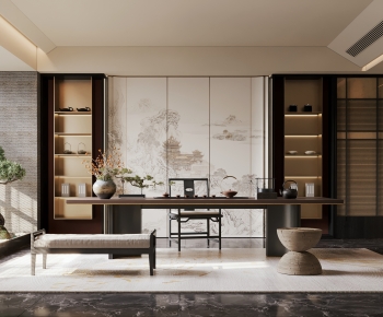 New Chinese Style Tea House-ID:968295106