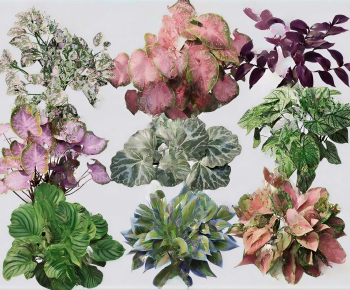 Modern Flowers And Grass-ID:633950008