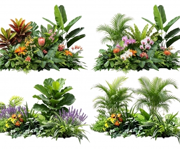 Modern Flowers And Grass-ID:165136108