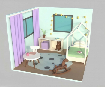 Modern Cartoon House-ID:509906057