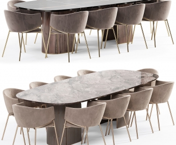 Modern Dining Table And Chairs-ID:648379097